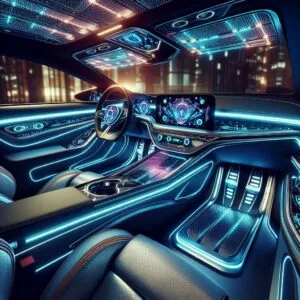 Jak osvětlit interiér auta led pásky: Auto budoucnosti: LED osvětlení pro stylový interiér
