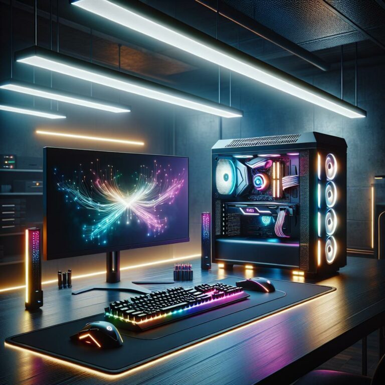 Jak osvětlit počítač: PC setup snů: Osvětlení pro dokonalý herní a pracovní zážitek