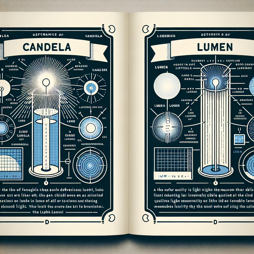 Candela a lumen: Základní rozdíly