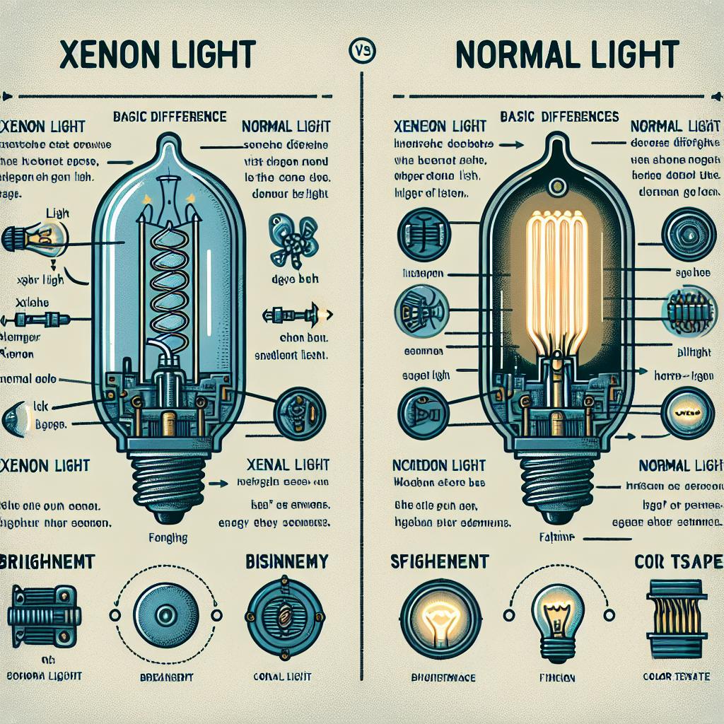Xenon a normální světla: Základní rozdíly