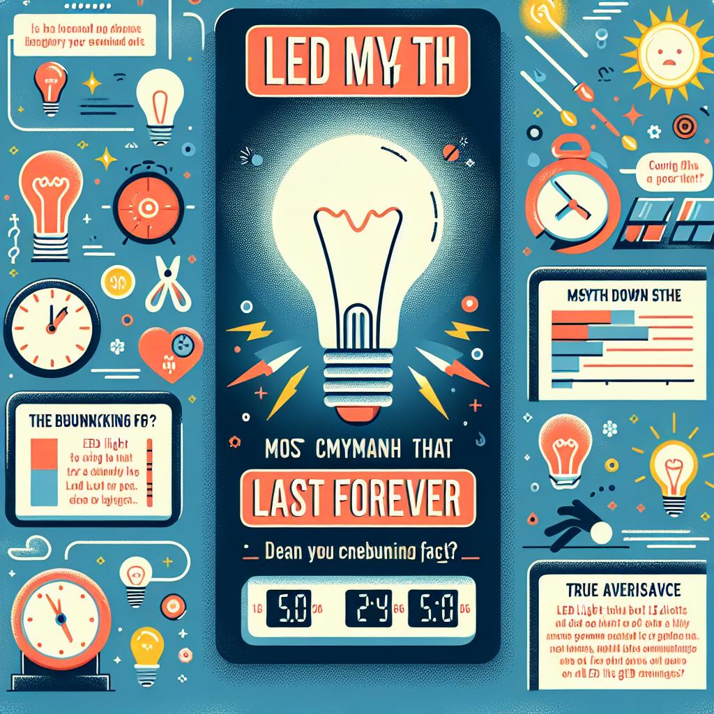 Nejčastější mýty o životnosti LED