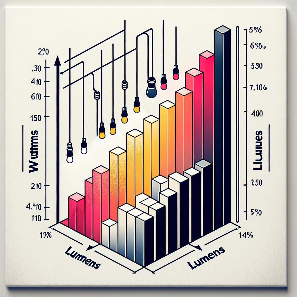 Porovnání lumenů a wattů pro osvětlení