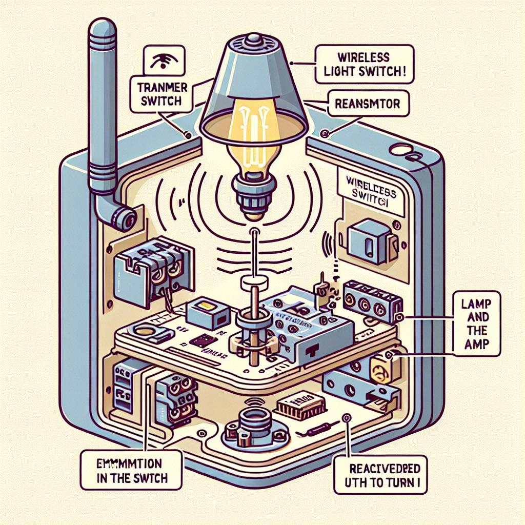 Jak funguje bezdrátový spínač osvětlení