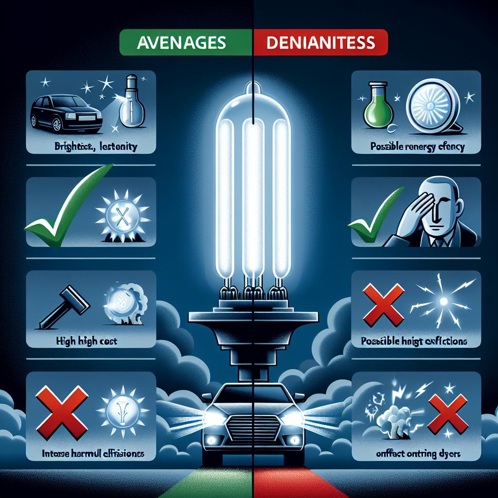 Výhody a nevýhody xenonových světel