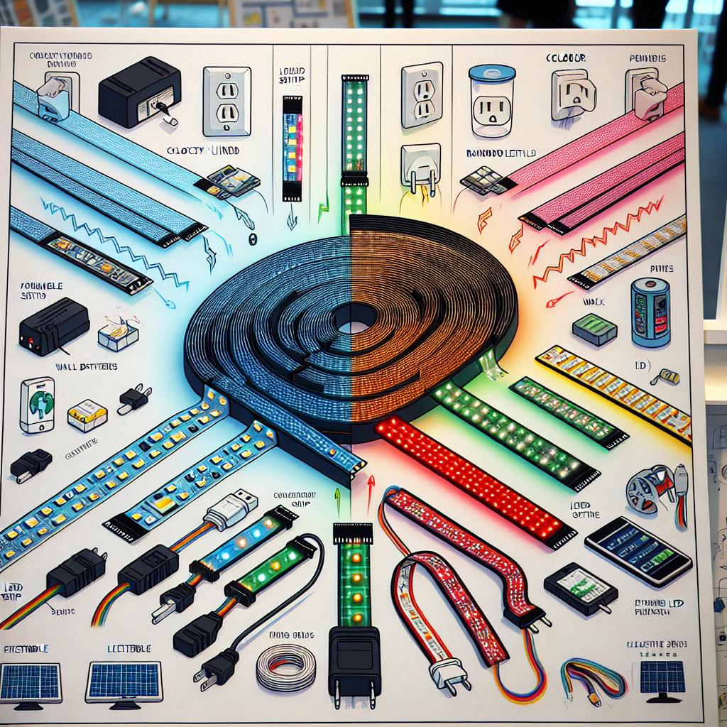 Přehled typů LED pásků a zdrojů