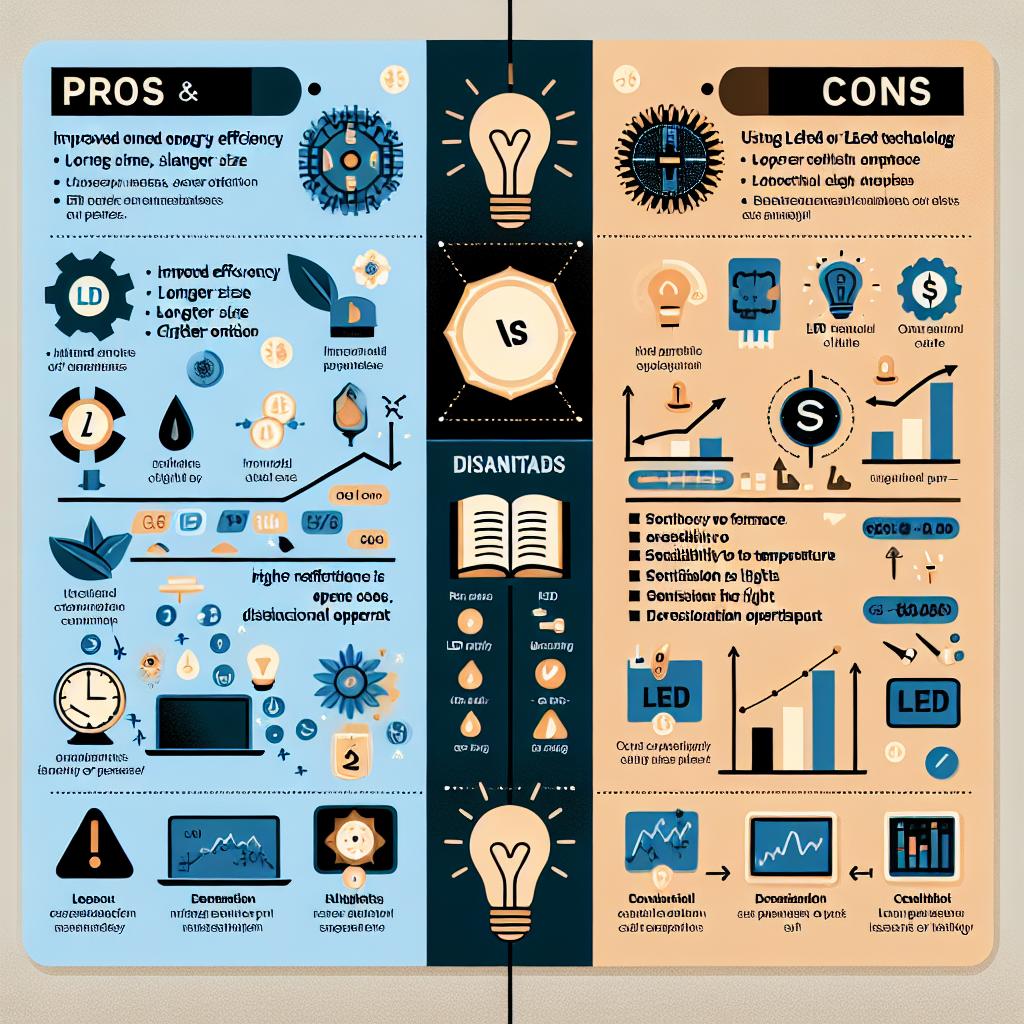 Výhody a nevýhody LED technologií