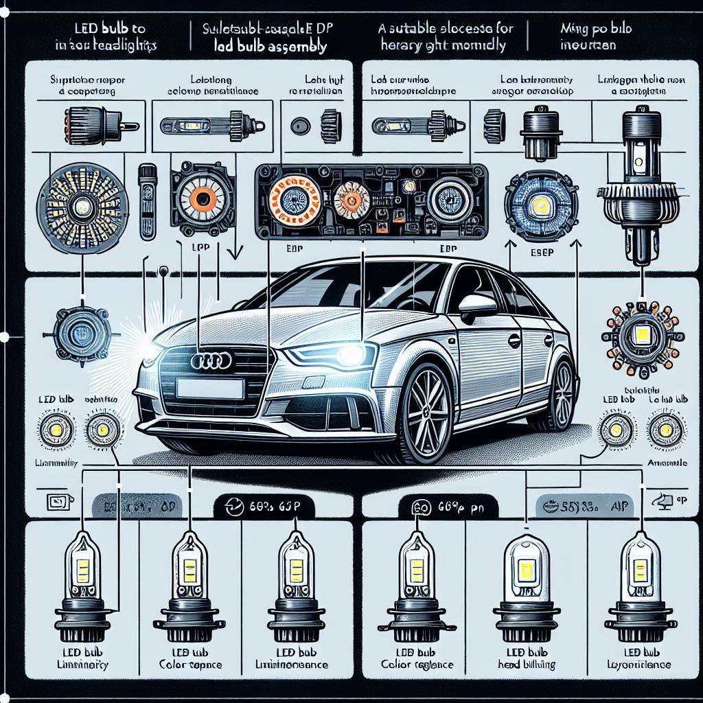 Jak vybrat správné LED žárovky pro Audi A3 8P